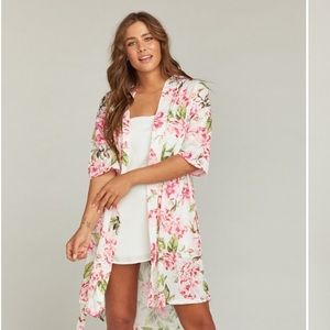 Show me your Mumu Brie Robe in floral